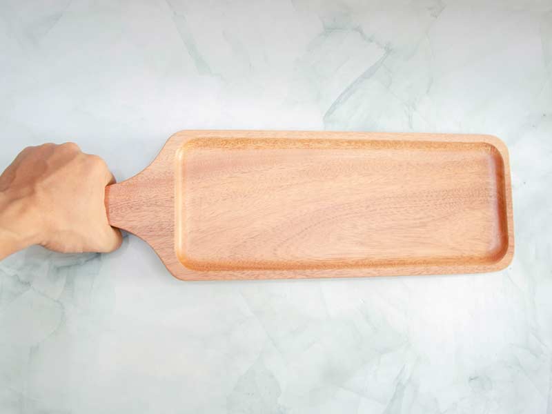 Khay chữ nhật có tay cầm 13×44.5cm 2