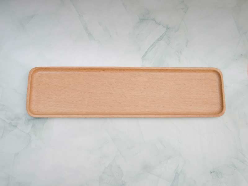 Khay chữ nhật dài viền mỏng