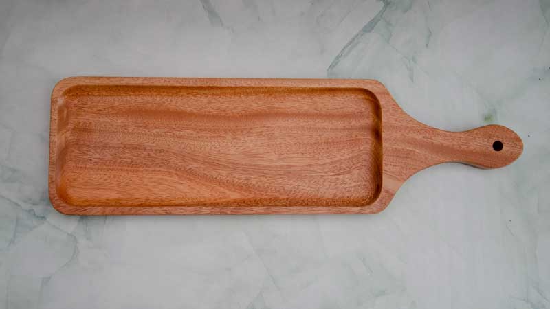 Khay chu nhat co tay cam 13x44.5cm 1