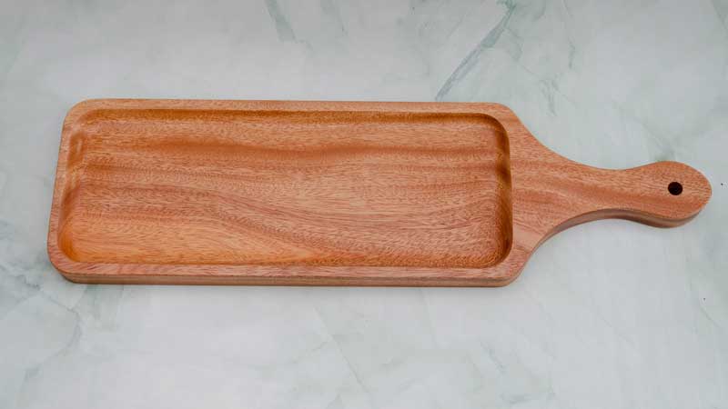 Khay chu nhat co tay cam