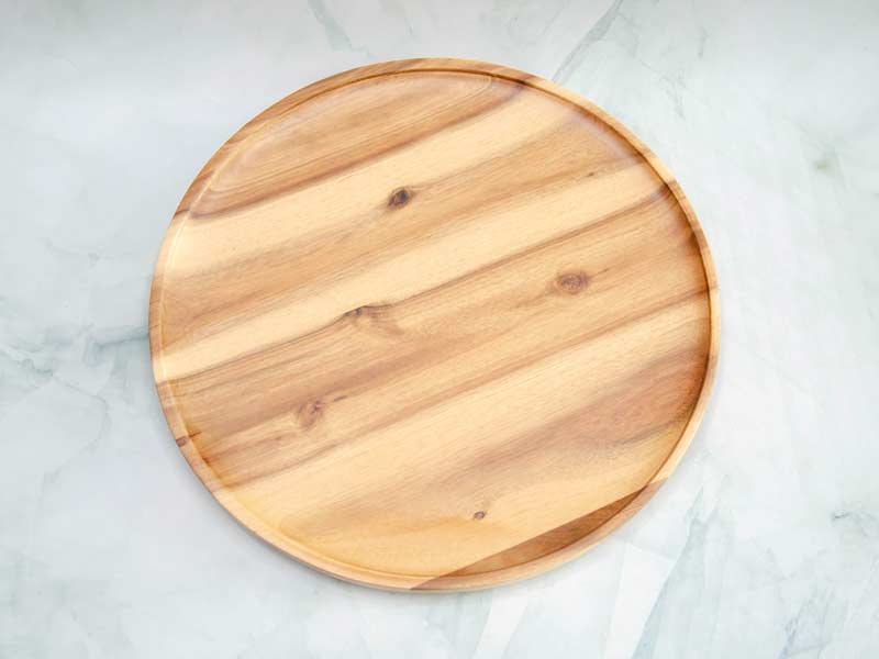 Khay tròn 30cm – Acacia