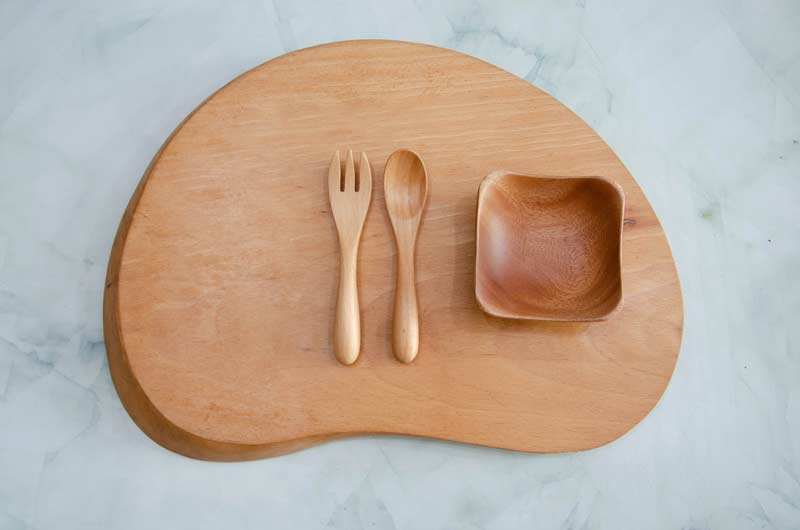 Thớt hình trái cật 27x37cm