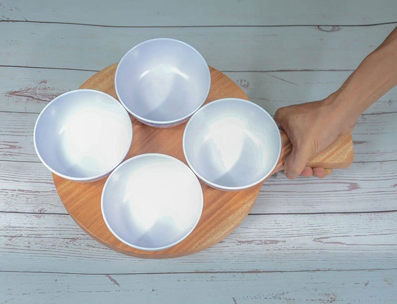 Thớt tròn có tay cầm 26x36.5cm