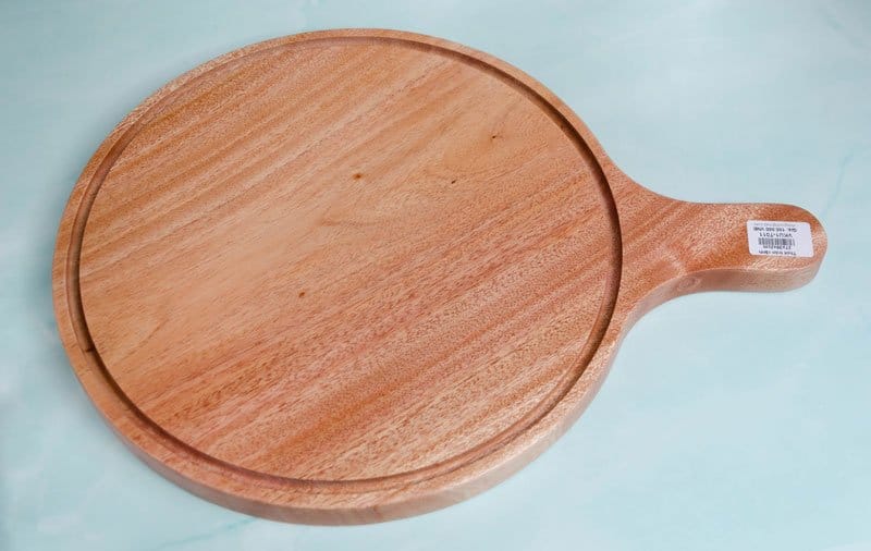 Thớt tròn tay cầm có rãnh 27x36x2cm