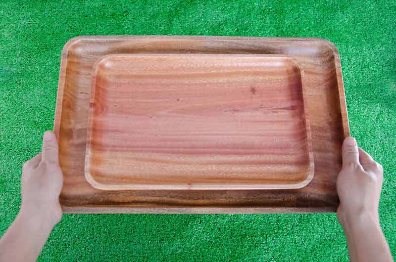 Khay chữ nhật đại 26x40cm