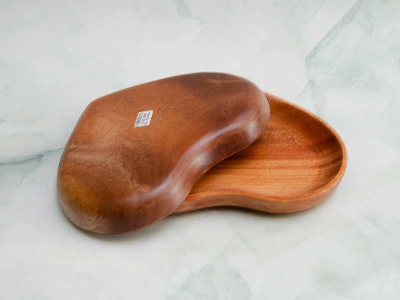 Dĩa trái tim 16x17cm – Nâu 2