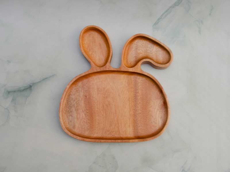 Khay gỗ hình thỏ