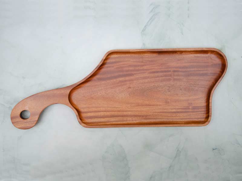 Khay tay cầm cán cong 16x44cm 4