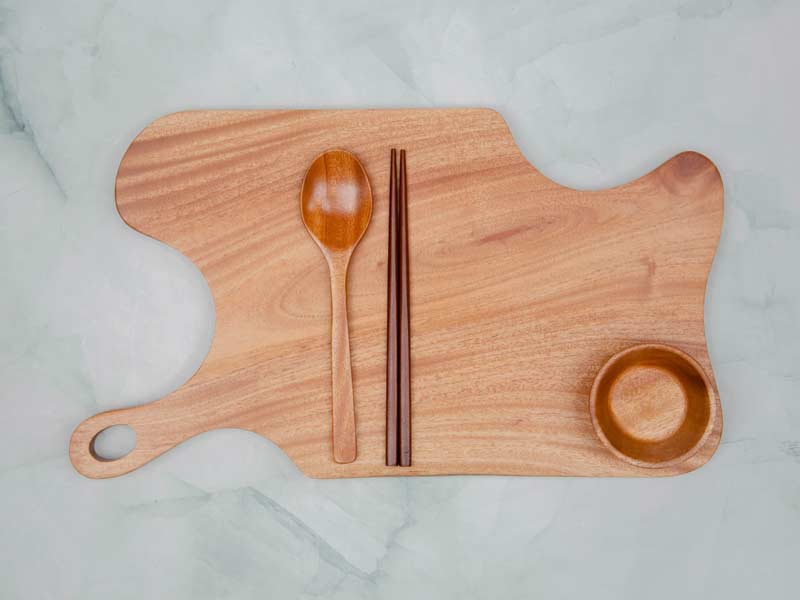 thớt gỗ tay cầm kiểu