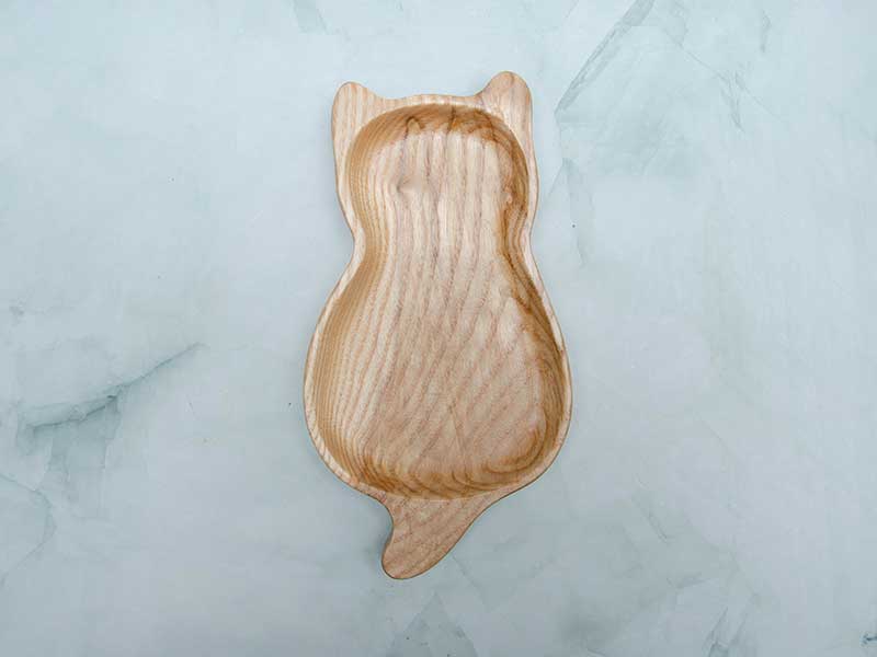 Khay hình mèo 12x22cm 2121