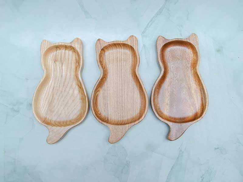 Khay hình mèo 12x22cm 234