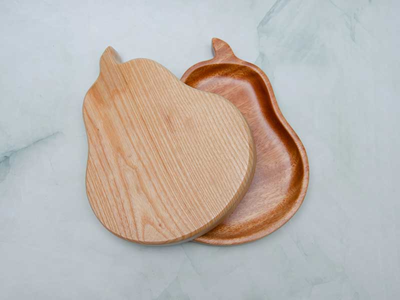 Khay hình quả lê 14x17.5cm 2