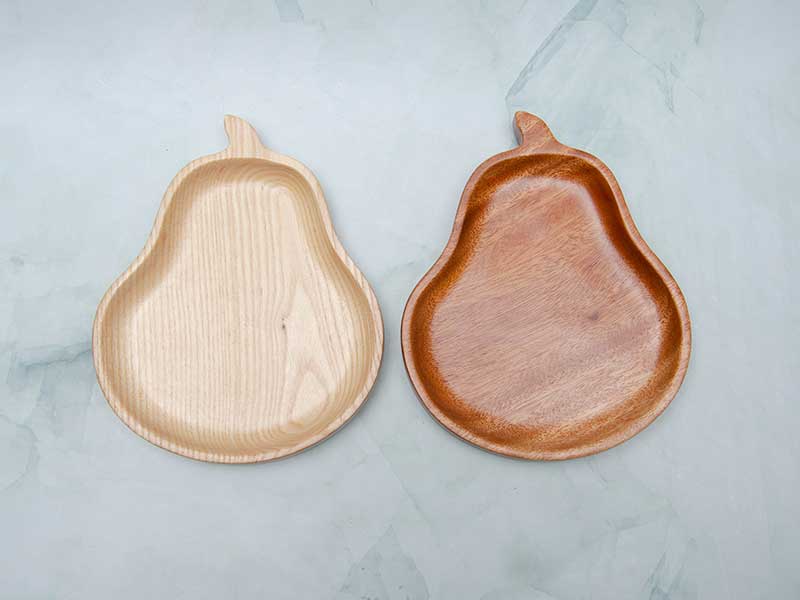 Khay hình quả lê 14x17.5cm 3