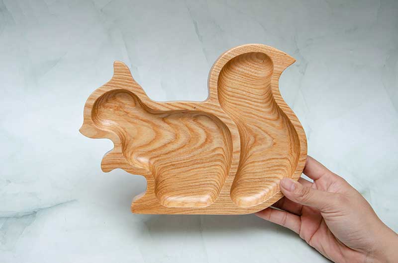 Khay hình sóc 18x24cm 4