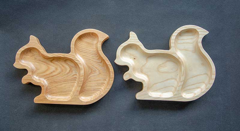 Khay hình sóc 18x24cm 6