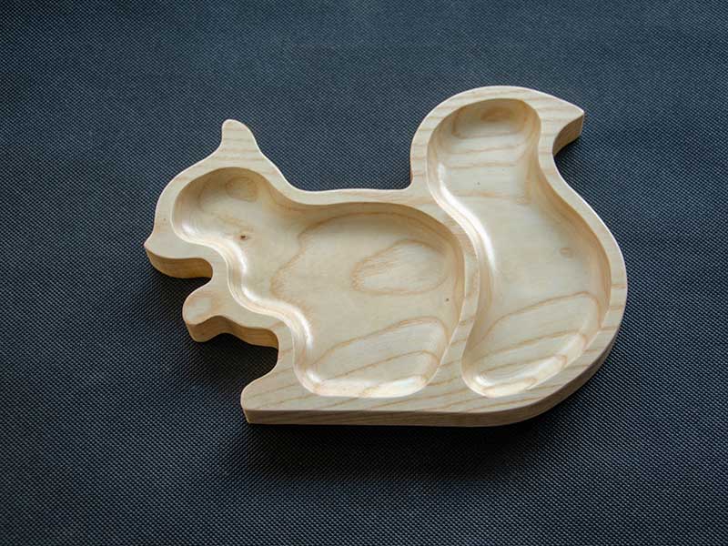 Khay hình sóc 18x24cm 7