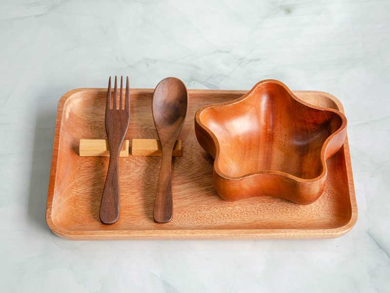 Tô gỗ hình sao 15x4.5cm || VKU2-T028 34 Tô Hình Sao 15x4.5cm 1 1