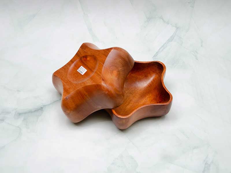 Tô gỗ hình sao 15x4.5cm || VKU2-T028 40 Tô Hình Sao 15x4.5cm 12