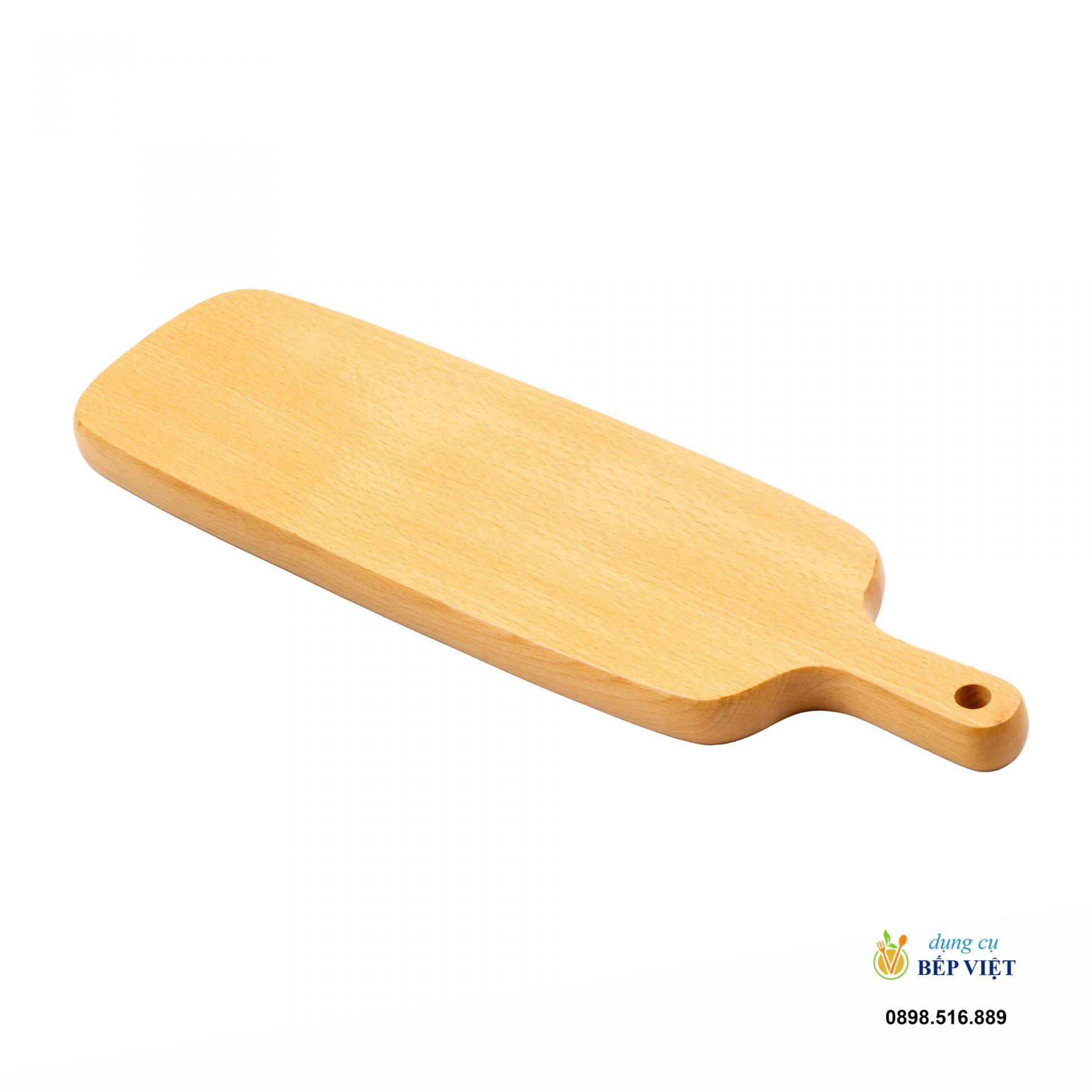 Thớt chữ nhật có tay cầm 41x12x2cm - Beech 1 Thớt chữ nhật có tay cầm 41x12x2cm - Beech