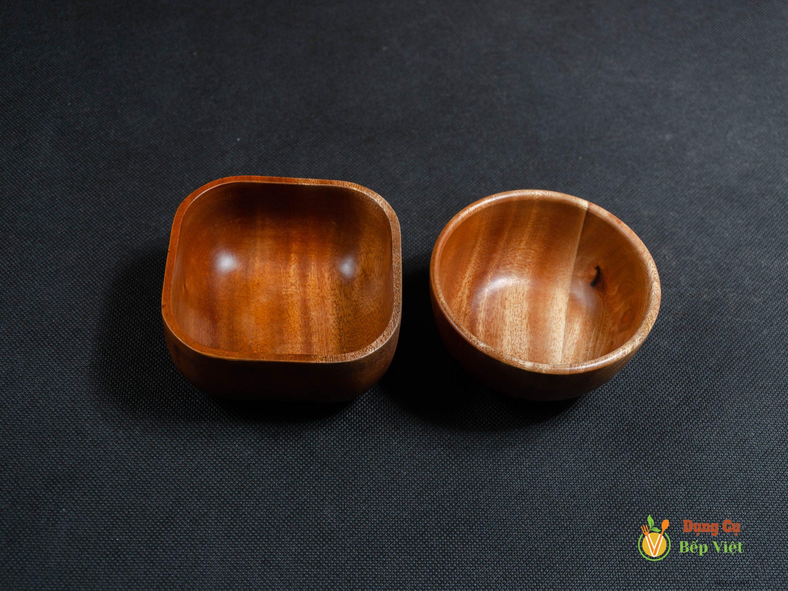 Chén gỗ vuông 10cm 3 Chén gỗ vuông 10cm - Ảnh 3