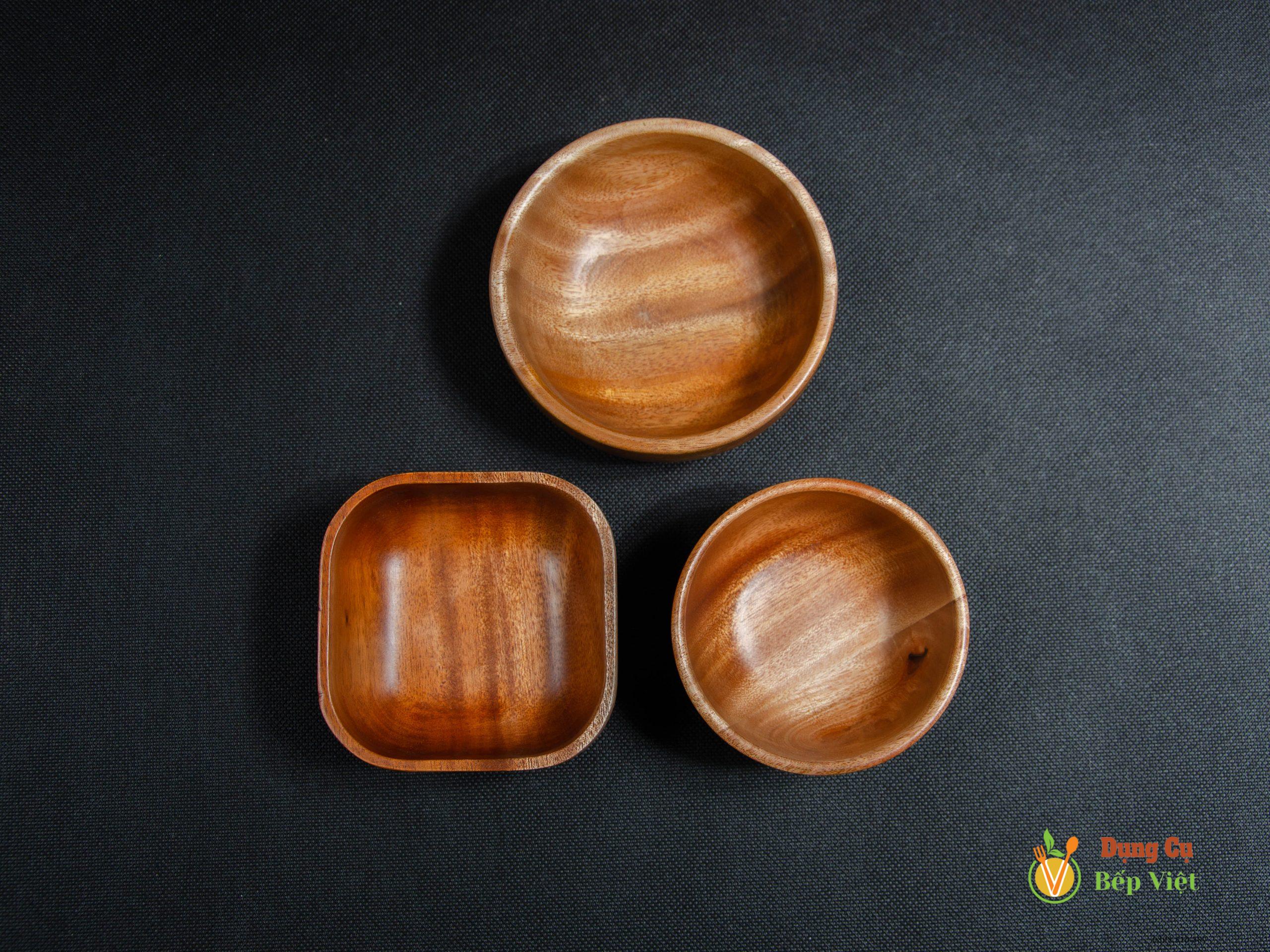 Chén gỗ vuông 10cm 4 Chén gỗ vuông 10cm - Ảnh 4