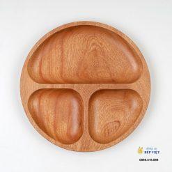Khay tròn 3 ngăn 24cm