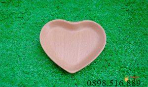 Dĩa trái tim 16x17cm