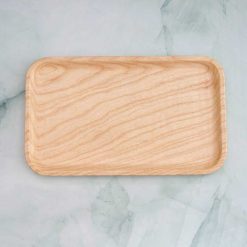 Khay gỗ chữ nhật gỗ Tần bì nhiều size - 25x15cm