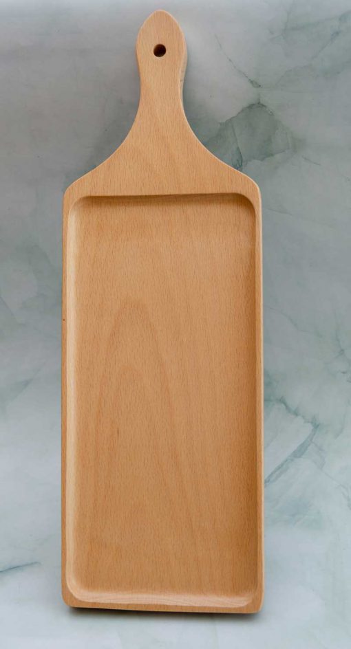 Khay chu nhat co tay cam 15x44.5cm 1