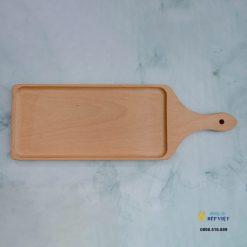 Khay chữ nhật có tay cầm 44.5x15x2cm Beech