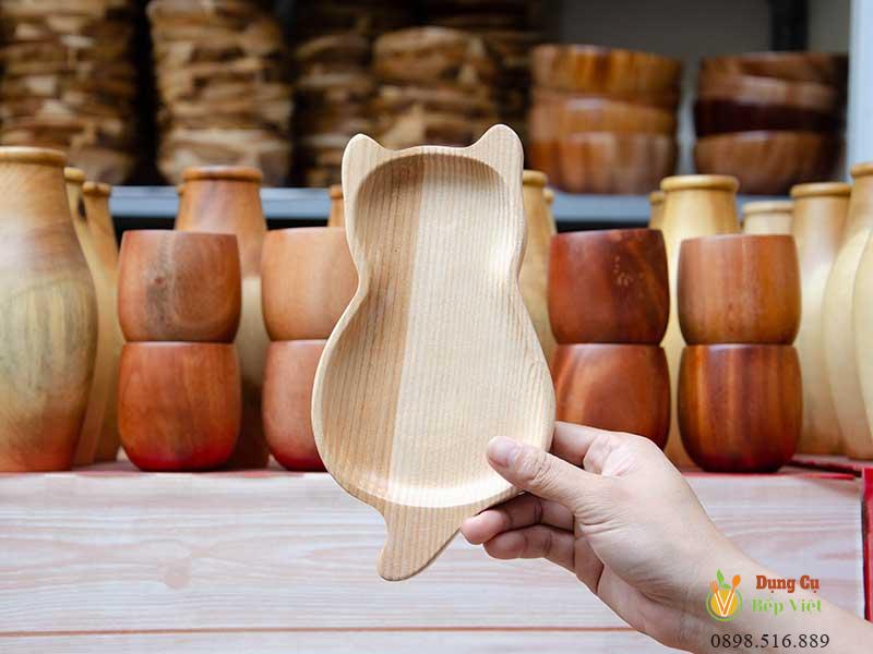 Khay gỗ hình mèo 12x22cm VKU1-079 2 Khay gỗ hình mèo 12x22cm VKU1-079 - Ảnh 2