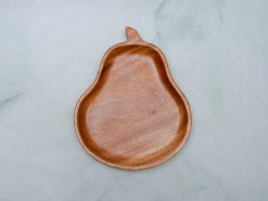 Khay gỗ hình quả lê 14x17.5cm VKU1-077 20 Khay hinh qua le 14x17.5cm 1