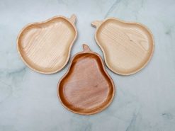 Khay gỗ hình quả lê 14x17.5cm VKU1-077 17 Khay hinh qua le 14x17.5cm 4