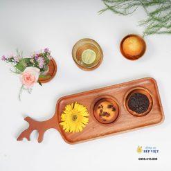 Khay tam cam hinh sung nai 44x14.5cm VKU1 072 6