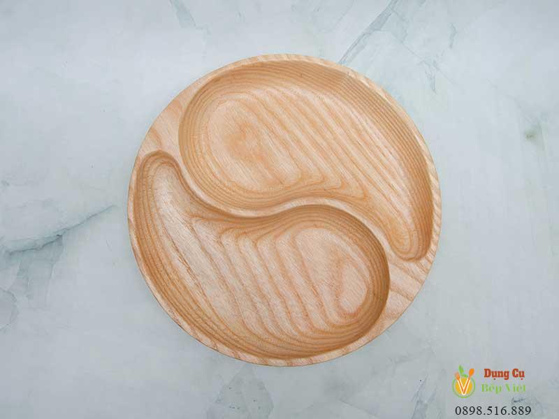 Khay gỗ tròn 2 ngăn hình bát quái 25cm || VKU1-080 6 Khay gỗ tròn 2 ngăn hình bát quái 25cm || VKU1-080 - Ảnh 6