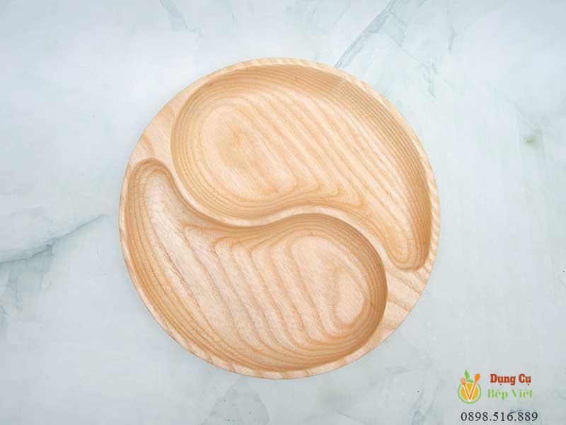 Khay gỗ tròn 2 ngăn hình bát quái 25cm || VKU1-080 5 Khay gỗ tròn 2 ngăn hình bát quái 25cm || VKU1-080 - Ảnh 5