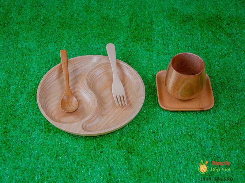 Khay gỗ tròn 2 ngăn hình bát quái 25cm || VKU1-080 3 Khay gỗ tròn 2 ngăn hình bát quái 25cm || VKU1-080 - Ảnh 3