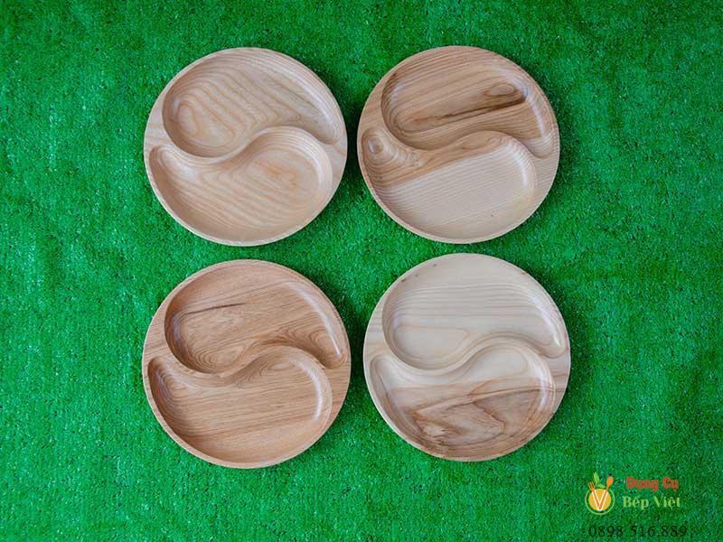 Khay gỗ tròn 2 ngăn hình bát quái 25cm || VKU1-080 4 Khay gỗ tròn 2 ngăn hình bát quái 25cm || VKU1-080 - Ảnh 4