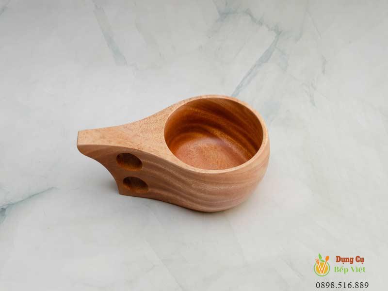 Ly gỗ có quai 10x16x6.5cm 1 Ly gỗ có quai 10x16x6.5cm