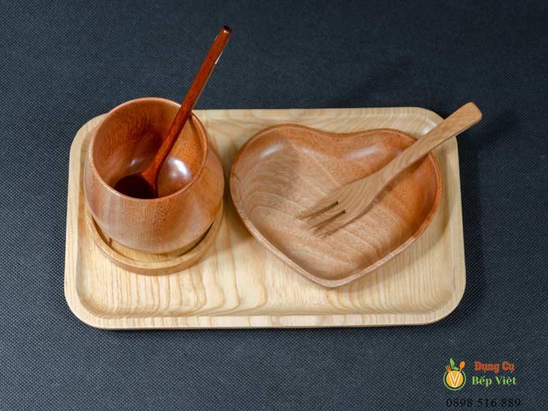 Khay gỗ chữ nhật gỗ Tần bì nhiều size 3 Khay gỗ chữ nhật gỗ Tần bì nhiều size - Ảnh 3