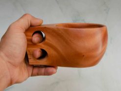 Ly gỗ có quai 10x16x6.5cm 11 Ly go co quai 10x16x6.5cm 7