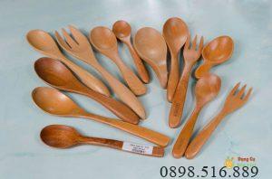 Muỗng (thìa) - Nĩa (dĩa) - Dao gỗ