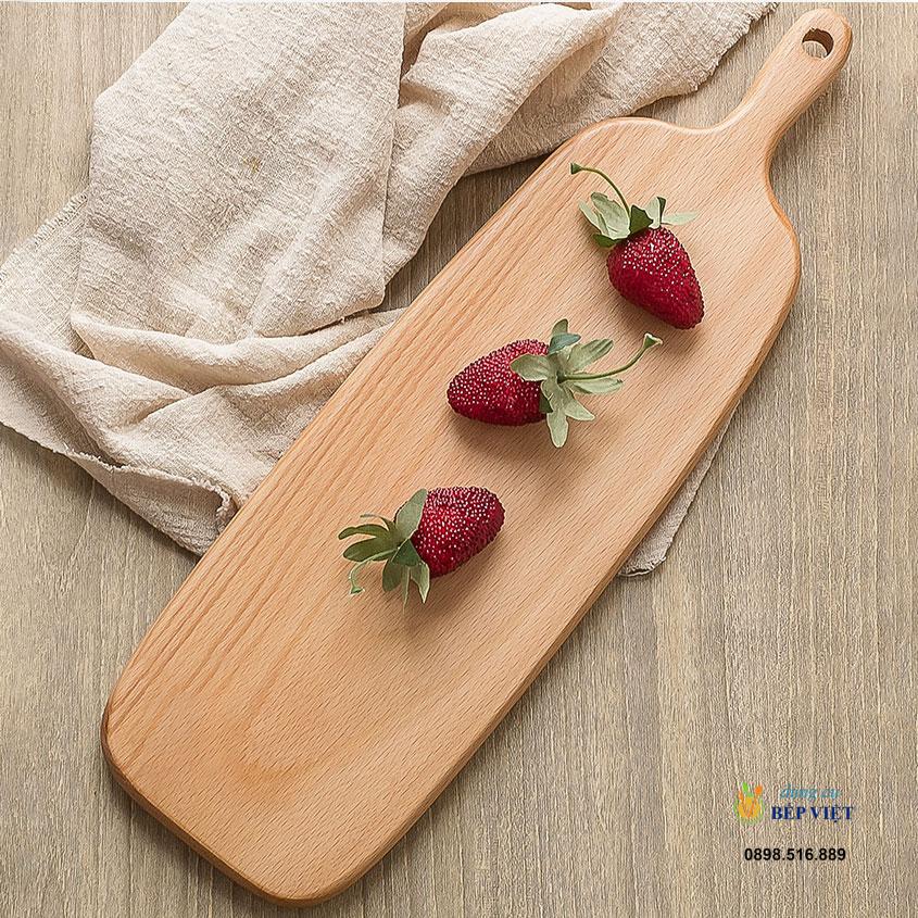 Thớt chữ nhật có tay cầm 11x41cm - Beech 2 Thớt chữ nhật có tay cầm 11x41cm - Beech - Ảnh 2