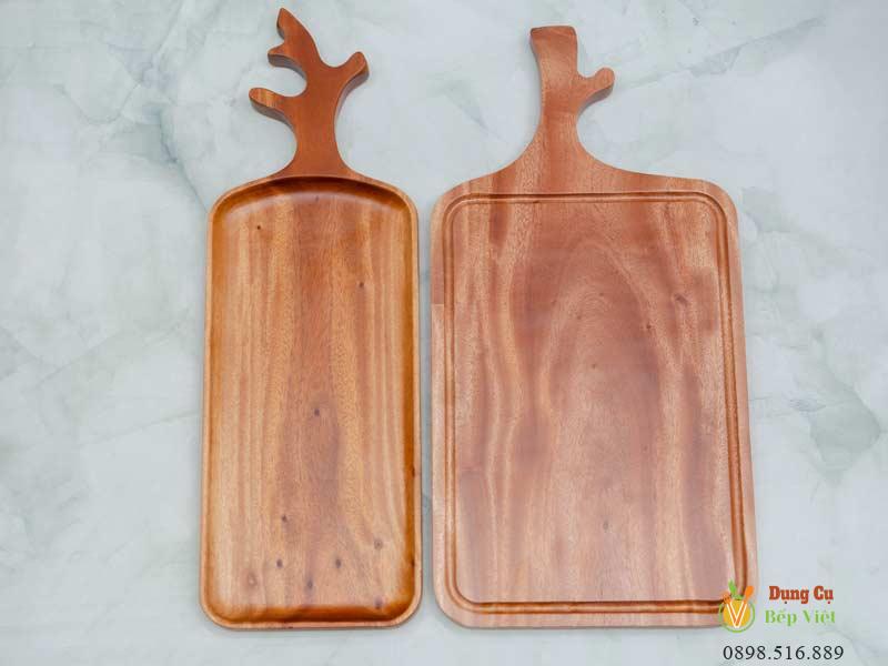Thớt gỗ tay cầm hình cành cây 21x42cm || VKU1-T035 3 Thớt gỗ tay cầm hình cành cây 21x42cm || VKU1-T035 - Ảnh 3