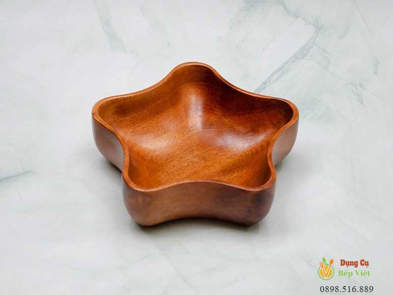 Tô gỗ hình sao 15x4.5cm || VKU2-T028 1 Tô gỗ hình sao 15x4.5cm || VKU2-T028