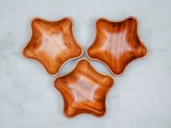 Tô gỗ hình sao 15x4.5cm || VKU2-T028 22 To Hinh Sao 15x4.5cm