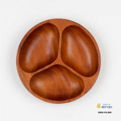 Khay tròn 3 ngăn 12x2cm