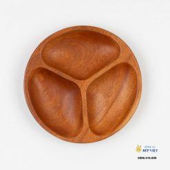 Khay tròn 3 ngăn 14xH2cm