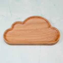 Khay gỗ hình mây 15x25.5cm VKU1-081