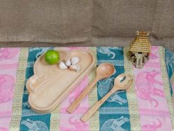 Khay gỗ hình mây 15x25.5cm VKU1-081 23 VKU1 081 Khay hinh may 25.5x15cm 121